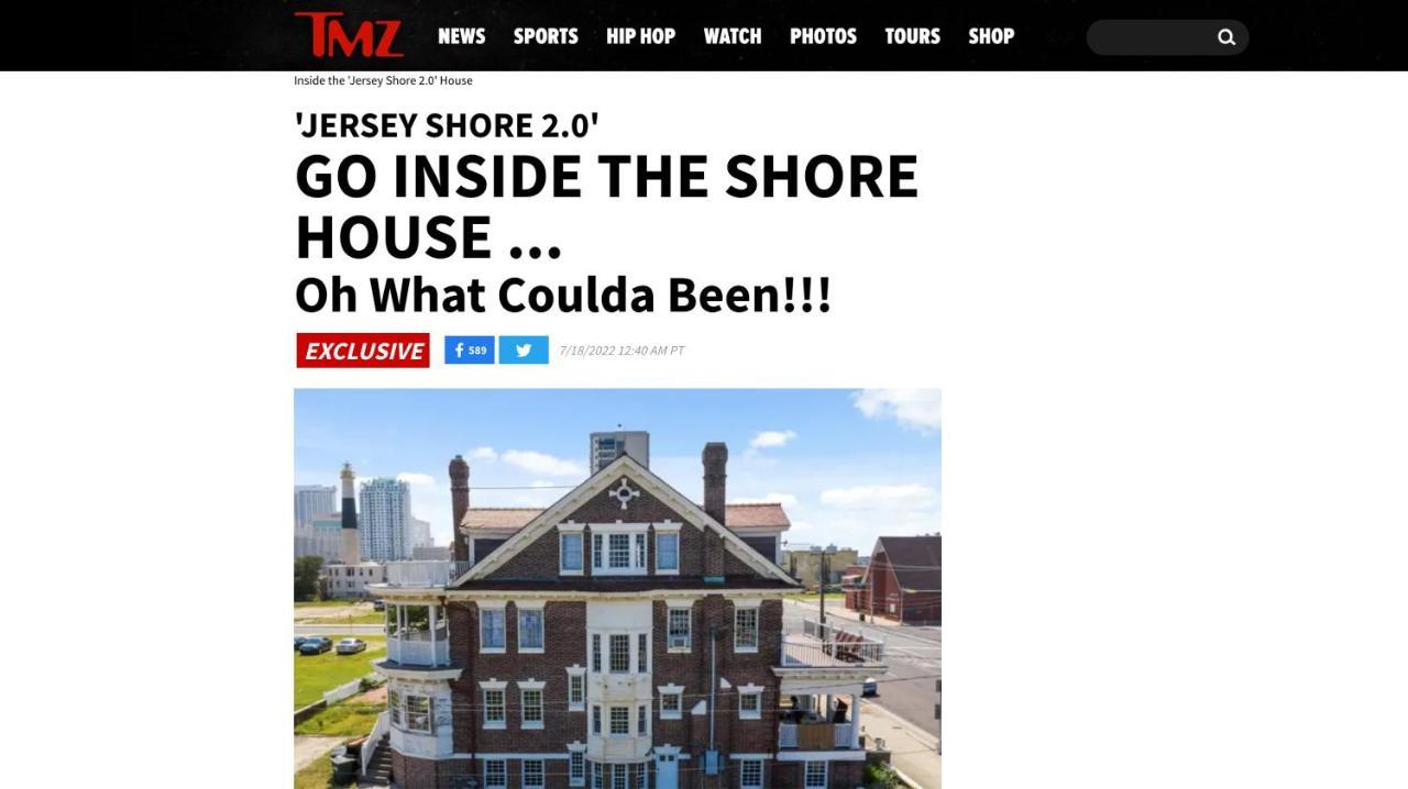 Villa Grand Historic 8Br 6 5Ba Mansion Waterfront Decks Atlantic City Exterior foto